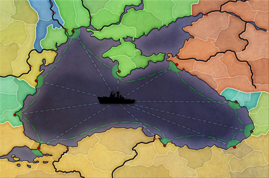 the map